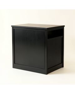 Aspen Dell Freestanding Laundry Folding Counter - Black (synthetic illustration; no displayed measurements)