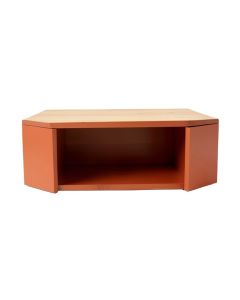 Slate Crossing Shoe Storage Bench - Terracotta (synthetic illustration; no displayed measurements)