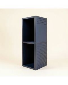 Hill Brook Narrow Cubby Tower - Navy (synthetic illustration; no displayed measurements)