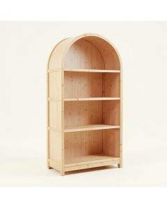 Cliff Edge Freestanding Bookcase - Beige (synthetic illustration; no displayed measurements)