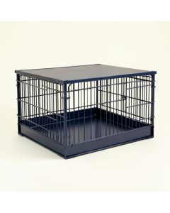 Pine Dale Empty Furniture-Style Pet Crate - Navy (synthetic illustration; no displayed measurements)