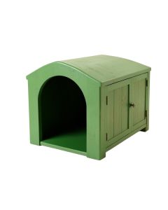Ash Bridge Empty Furniture-Style Litter Enclosure - Green (synthetic illustration; no displayed measurements)