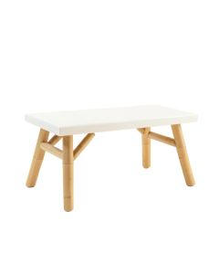 Elm Dell Indoor Bench - White (synthetic illustration; no displayed measurements)