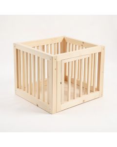 Heath Crossing Empty Furniture-Style Pet Crate - Ivory (synthetic illustration; no displayed measurements)