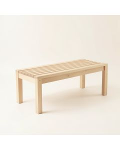 Flint Bluff Indoor Bench - Beige (synthetic illustration; no displayed measurements)