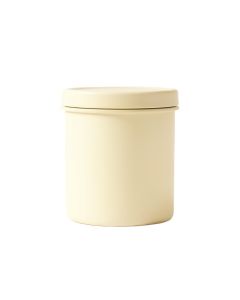 Oak Bluff Storage Canister With Lid - Ivory