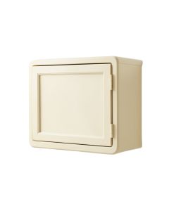 Maple Branch Wall-Mounted Entry Cabinet - Cream (synthetic illustration; no displayed measurements)