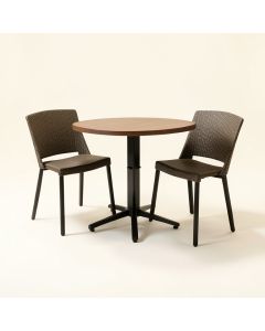 Stines Outdoor 3 Piece Bistro Set (synthetic illustration; no displayed measurements)