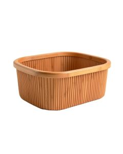 Oak Canyon Empty Storage Basket - Terracotta