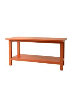 Oak Bluff Empty Workshop Workbench - Terracotta (synthetic illustration; no displayed measurements)