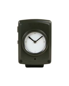 Acanthus Indoor/Outdoor Wall Clock And Thermometer