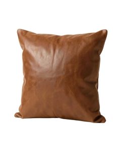 Steiger Decorative Square Faux Leather Pillow Covers (synthetic illustration; no displayed measurements)