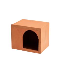 Linden Dell Wall-Mounted Cat Perch - Terracotta (synthetic illustration; no displayed measurements)