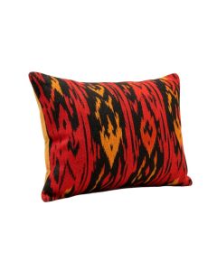 Lunar Sky Ikat Accent Cotton Lumbar Pillow (synthetic illustration; no displayed measurements)