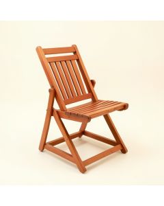Field Crest Folding Outdoor Chair - Terracotta (synthetic illustration; no displayed measurements)