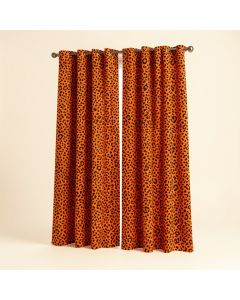 Ambesonne Leopard Print Curtains (synthetic illustration; no displayed measurements)
