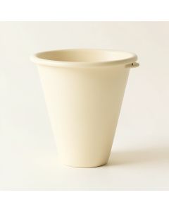Moss Branch Empty Railing Planter With Integral Brackets - Ivory (synthetic illustration; no displayed measurements)
