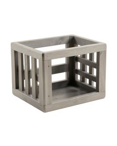 Heath Crest Empty Furniture-Style Pet Crate - Gray