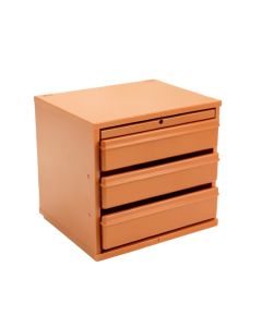 Brook Bend Small-Parts Storage Drawer Cabinet - Terracotta (synthetic illustration; no displayed measurements)
