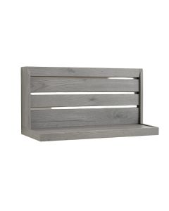 Summit Arc Wall-Mounted Entryway Organizer Shelf - Gray (synthetic illustration; no displayed measurements)