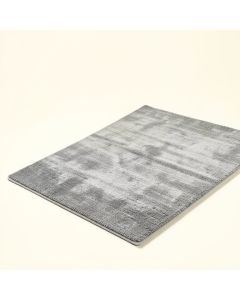 Rugsotic Carpets Hand-Knotted Silk Gray Area Rug (synthetic illustration; no displayed measurements)