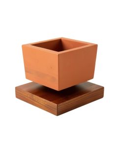 Briar Crest Empty Raised Planter - Terracotta