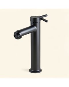 Sweep Single Hole Bathroom Faucet With Drain Assembly (synthetic illustration; no displayed measurements)