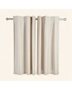 Adonis Solid Semi-Sheer Rod Pocket Curtain Panels (synthetic illustration; no displayed measurements)