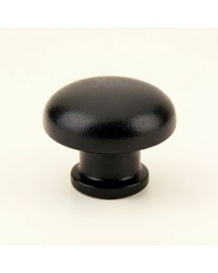 Spruce Bluff Cabinet Knob Without Packaging - Black (synthetic illustration; no displayed measurements)