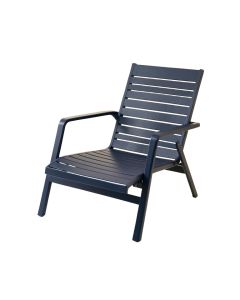 Oak Branch Outdoor Lounge Chair - Navy (synthetic illustration; no displayed measurements)