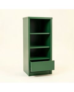 Spruce Brook Narrow Cubby Tower - Green (synthetic illustration; no displayed measurements)