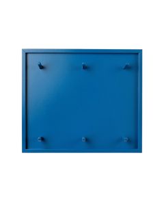 Harbor Bluff Empty Wall-Mounted Tool Organizer Panel - Blue (synthetic illustration; no displayed measurements)