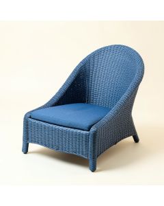 Reed Bluff Outdoor Lounge Chair - Blue (synthetic illustration; no displayed measurements)