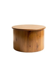 Solid Wood Drum Coffee Table