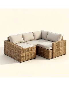 Dariela Patio Sectional With Cushions (synthetic illustration; no displayed measurements)
