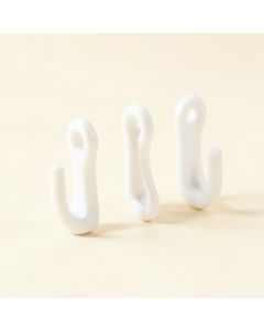 Filigree Shower Curtain Hooks (synthetic illustration; no displayed measurements)
