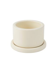 Meadow Arc Empty Candle Holder - Ivory (synthetic illustration; no displayed measurements)