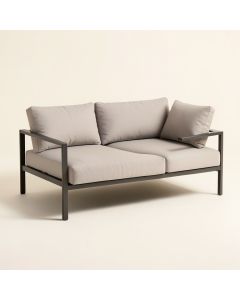 Tegan 61 '' Wide Outdoor Patio Sofa With Cushions (synthetic illustration; no displayed measurements)