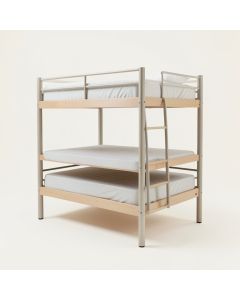 Fedella Full Over Full Over Full Triple / Quad Bunk Bed By Harriet Bee (synthetic illustration; no displayed measurements)