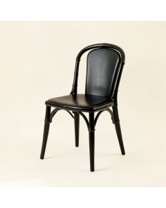 Oak Field Dining Chair - Black (synthetic illustration; no displayed measurements)