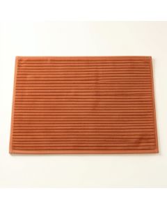 Fern Dell Bath Mat - Terracotta (synthetic illustration; no displayed measurements)