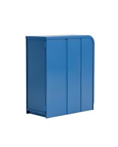 Flint Branch Narrow Outdoor Storage Bench - Blue (synthetic illustration; no displayed measurements)