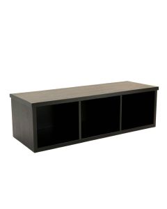 Field Bend Shoe Storage Bench - Black