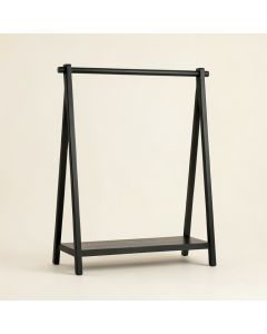 Fern Branch Empty Garment Rack - Black (synthetic illustration; no displayed measurements)