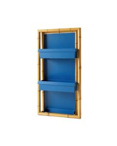 Wren Brook Empty Vertical Garden Frame - Blue