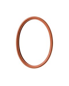 Brook Bend Framed Wall Mirror - Terracotta