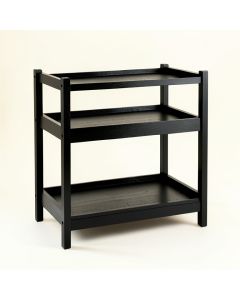 Meadow Bend Empty Countertop Canister Rack - Black (synthetic illustration; no displayed measurements)