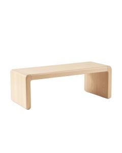 Lake Bend Indoor Bench - Beige (synthetic illustration; no displayed measurements)
