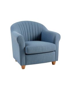 Clay Bend Upholstered Armchair - Blue