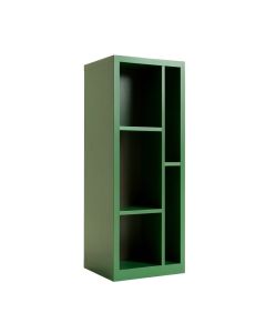 Harbor Crest Narrow Cubby Tower - Green (synthetic illustration; no displayed measurements)